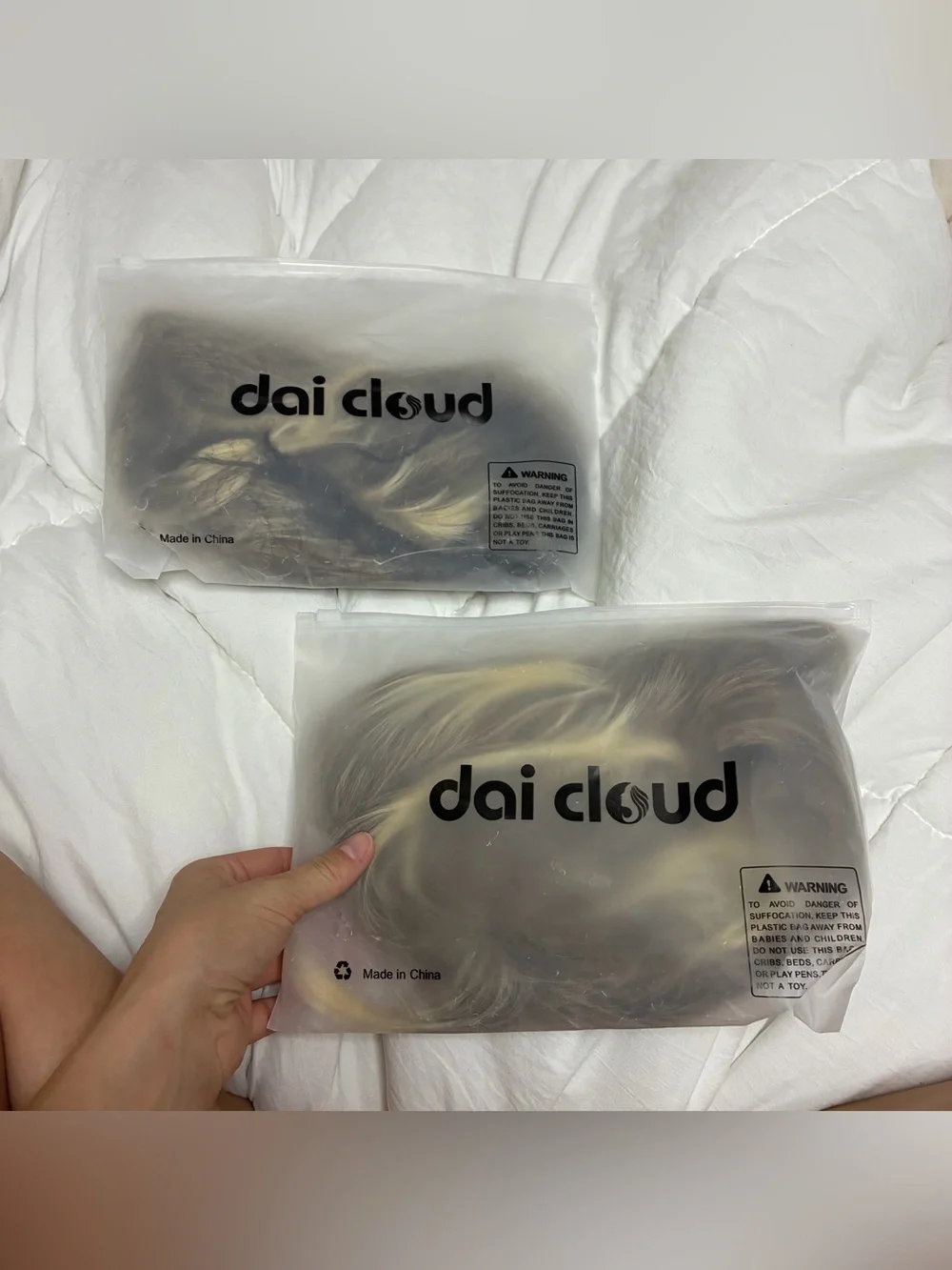 New Dai Cloud Wig in packaging - 2 Pack